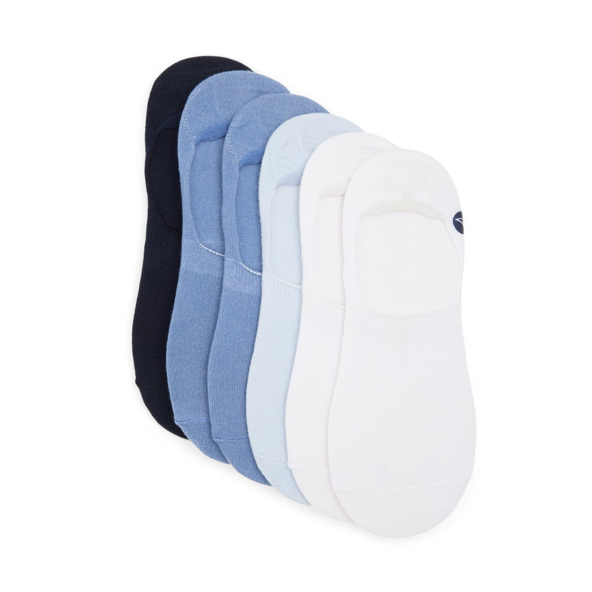 Sperry Mens 6-pack Liner Socks Navy multi