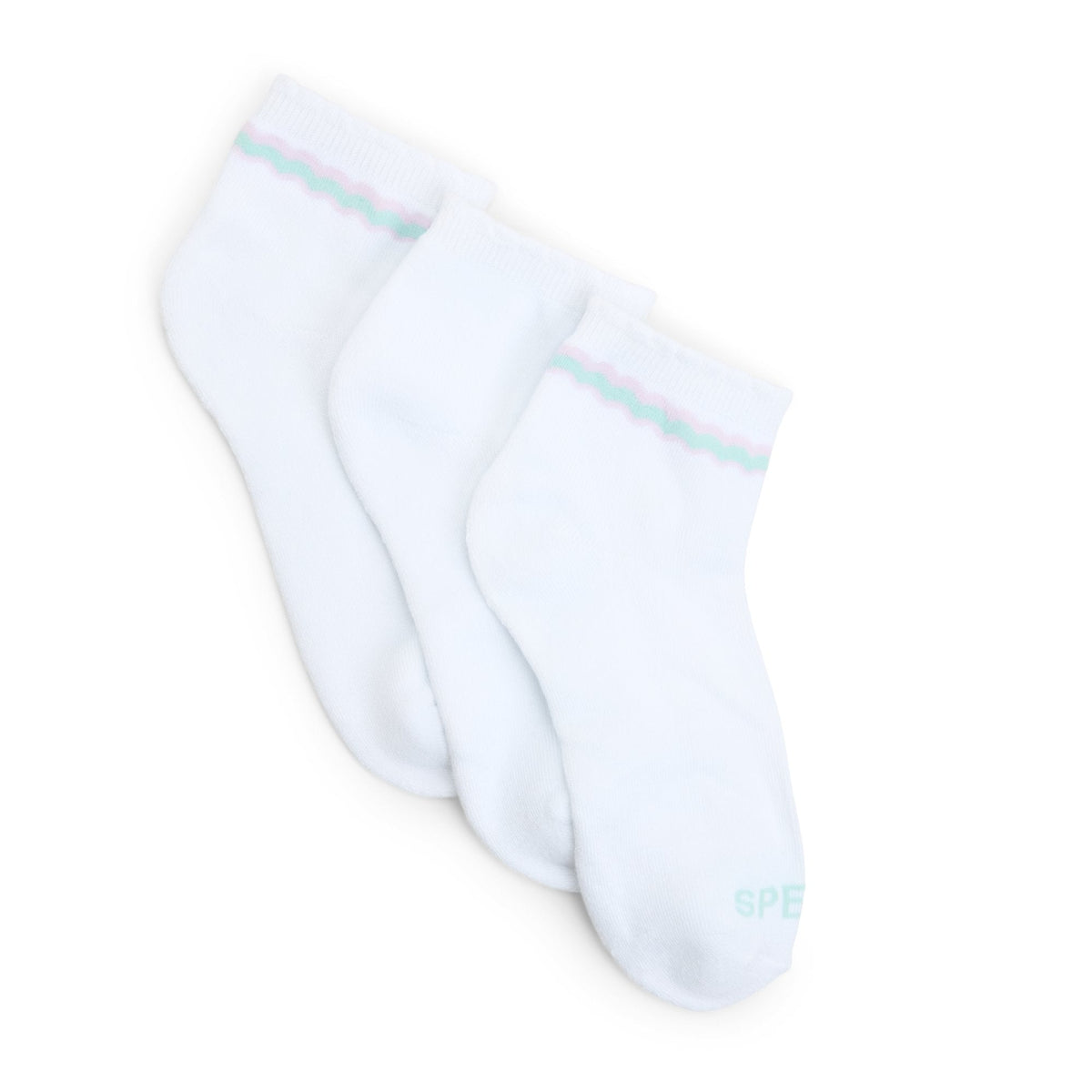 Sperry Ladies 3-pack Ankle Socks Open purple