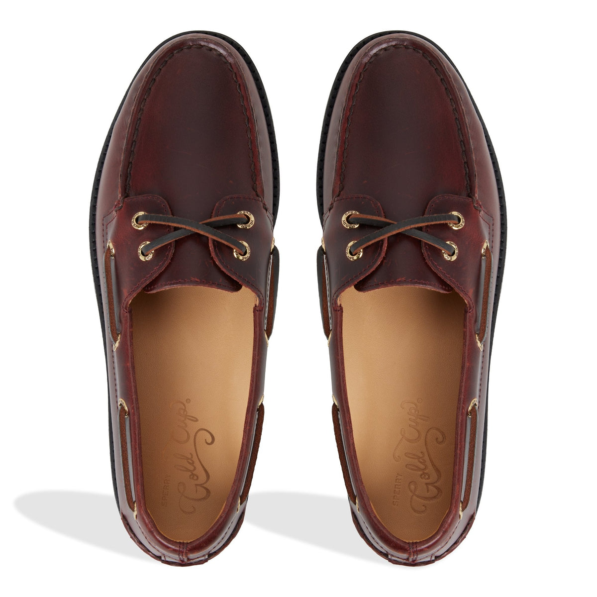 Sperry Prescott Gold Cup Boat Shoe Bordo