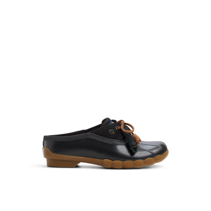 Sperry Saltwater Duck Mule Clog Black