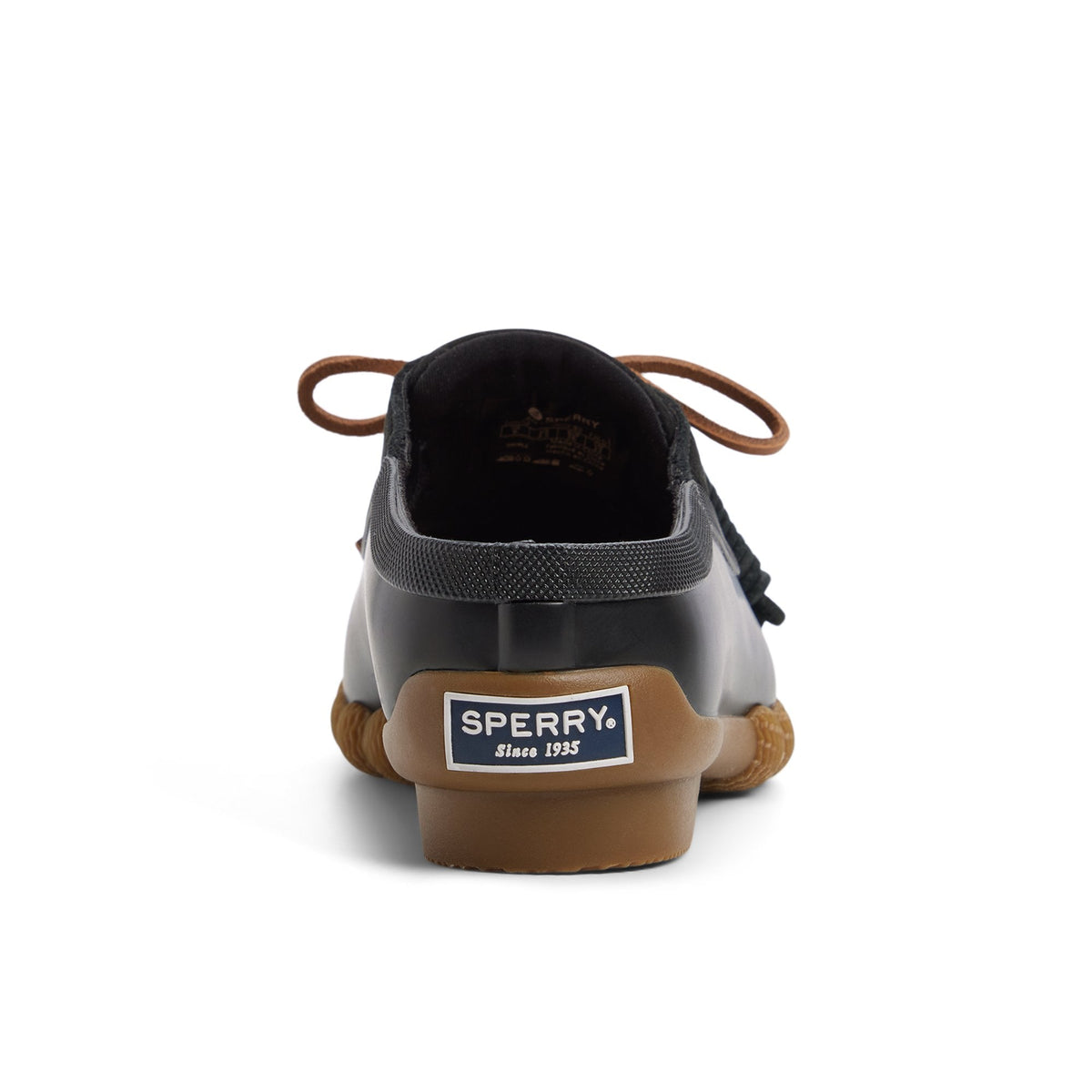 Sperry Saltwater Duck Mule Clog Black