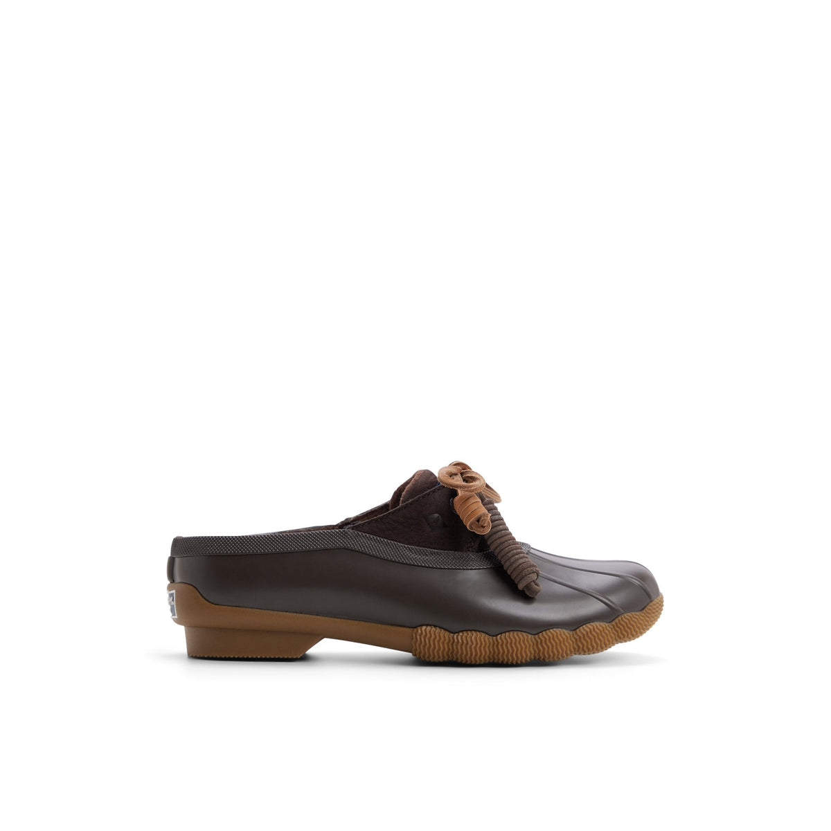 Sperry Saltwater Duck Mule Clog Dark brown