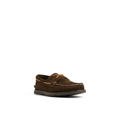 Sperry Authentic Original 2-Eye Ripple Lug Boat Shoe Olive