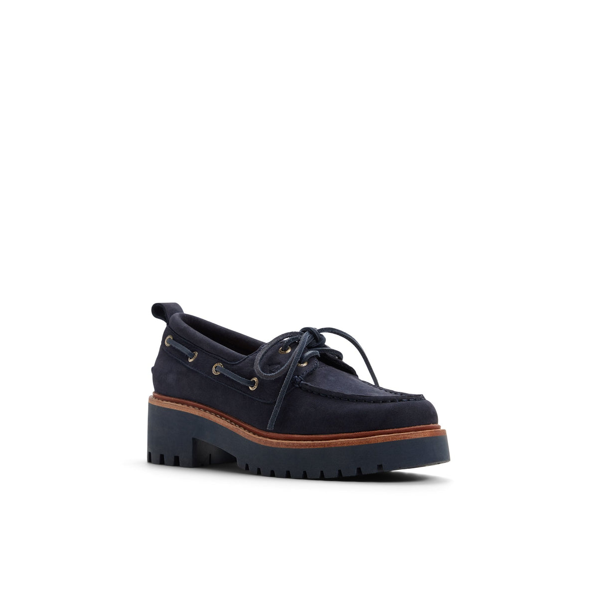 Sperry Authentic Original 2 Eye Lug Boat Shoe Navy