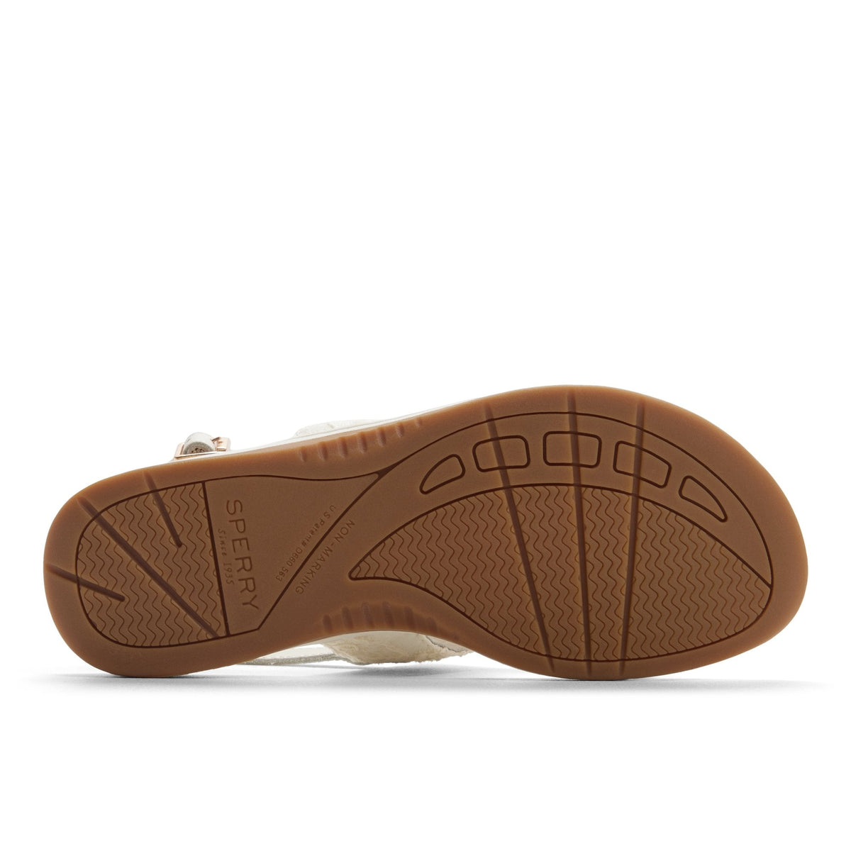 Sperry Sunfish Thong Sandal Cream