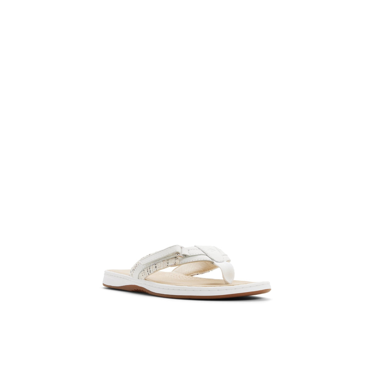 Sperry Seafish 1 Thong Sandal White
