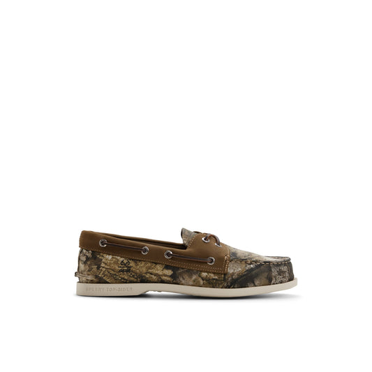 Sperry Authentic Original 2-Eye Lite Boat Shoe Green w/print